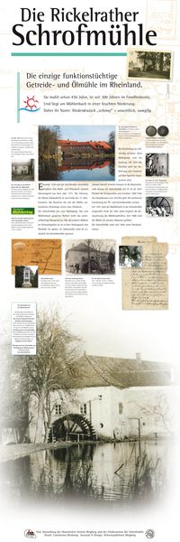 Schautafel Schrofmühle